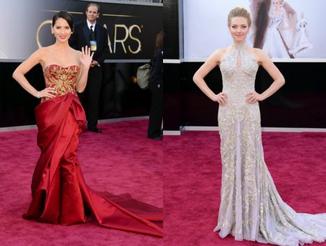 Amanda Seyfried y Olivia Munn lucieron espectaculares vestidos