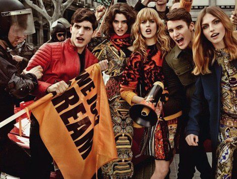 Campaña de promoción de la colección otoño/invierno 2013/2014 de Roberto Cavalli