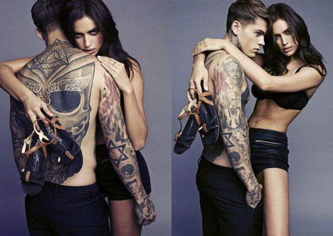 Irina Shayk y Stephen James posan para la campaña PV2014 de Xti