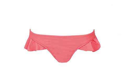 Bikini con volantes de Bershka