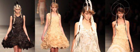 Una de las colecciones del diseñador John Rocha