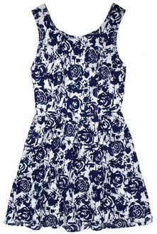 Vestido con estampado floral de Superdry