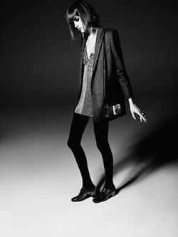 Valery Kaufman se convierte en la nueva imagen de la colección otoño/invierno 2014/2015 de Saint Laurent Paris