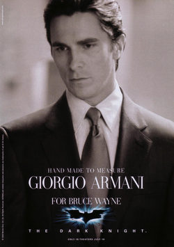 armani viste a batman