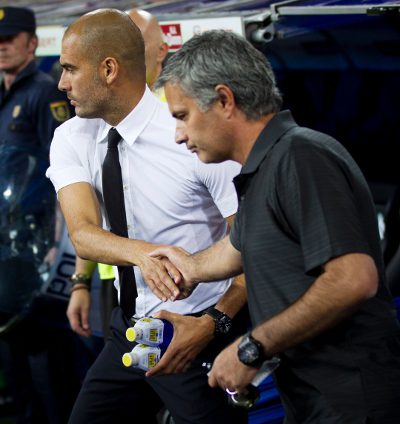Mourinho y Guardiola, duelo de estilos