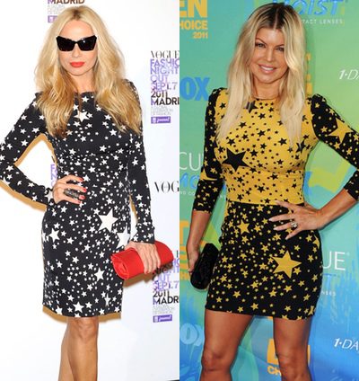 Todas las celebrities sucumben al vestido de las estrellas