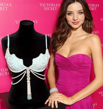Miranda Kerr presenta el sujetador más caro del mundo de Victoria's Secret