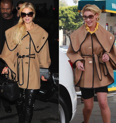 Katherine Heigl y Paris Hilton comparten pasión por las gabardinas