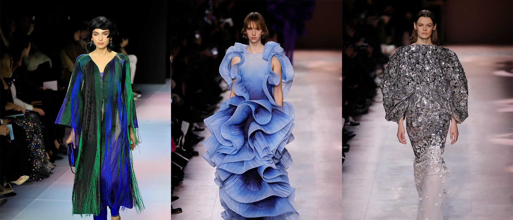 Inspiración mediterránea y colores vibrantes revolucionan París en el desfile de Alta Costura de Armani Privé