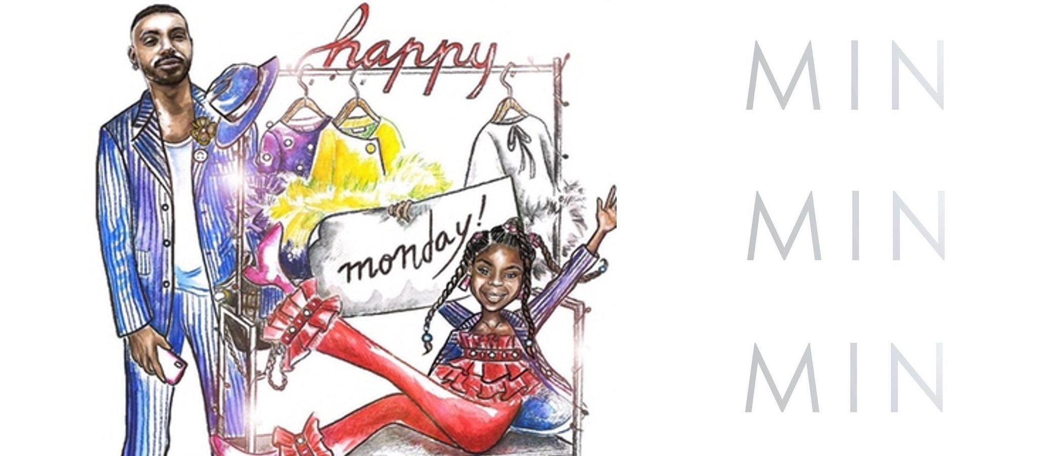 La hija de Beyoncé luce un diseño del gallego Isaac Castelo