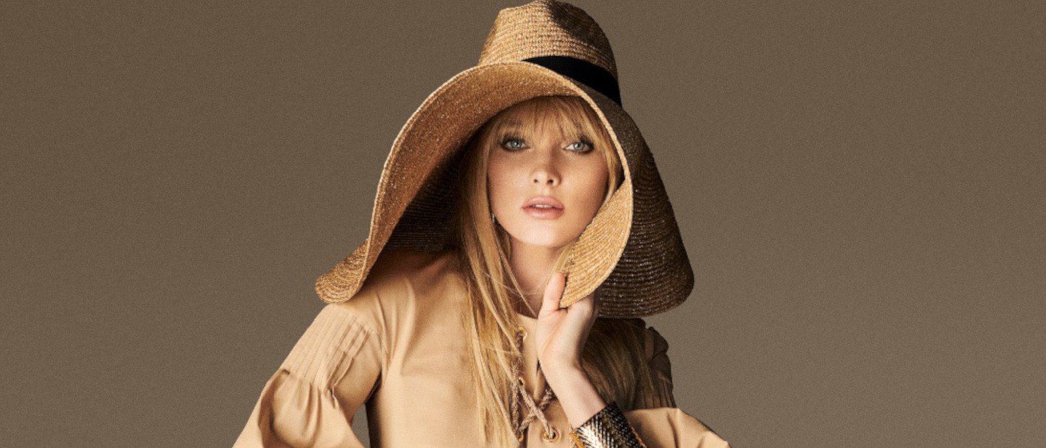 Elsa Hosk comparte protagonismo con los complementos en la campaña de Luisa Spagnoli
