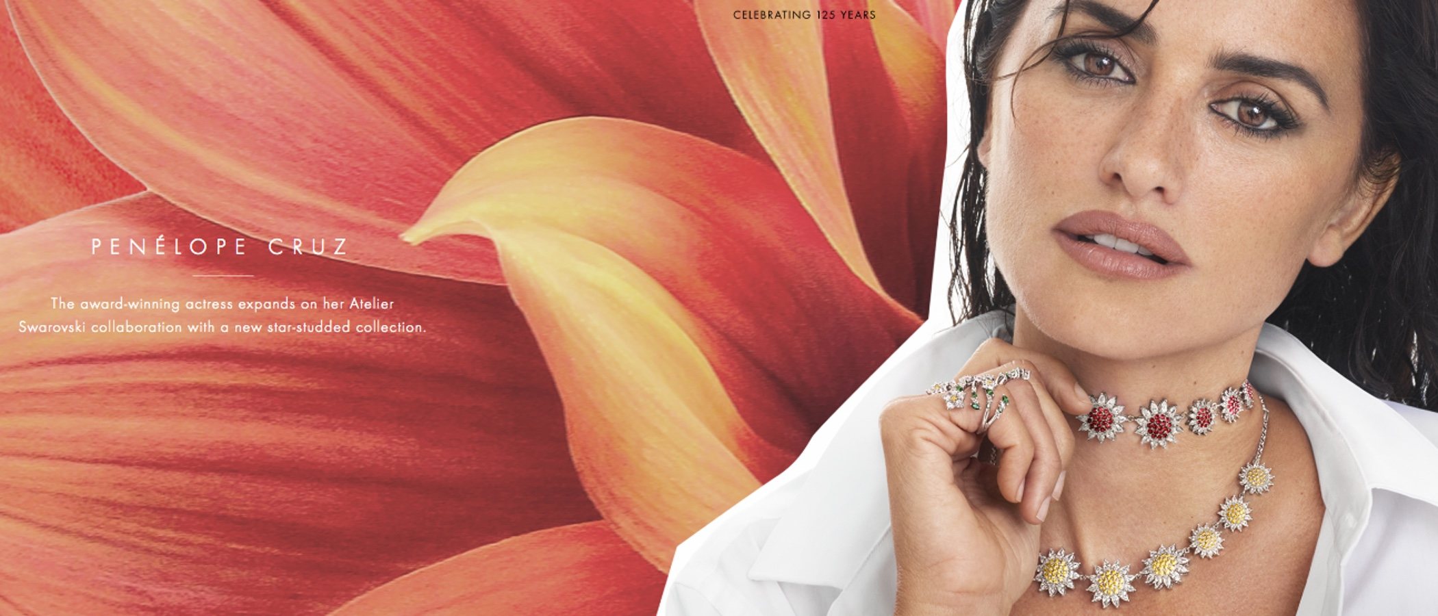 Penélope Cruz y Atelier Swarovski lanzan una colección de joyas con un fin benéfico