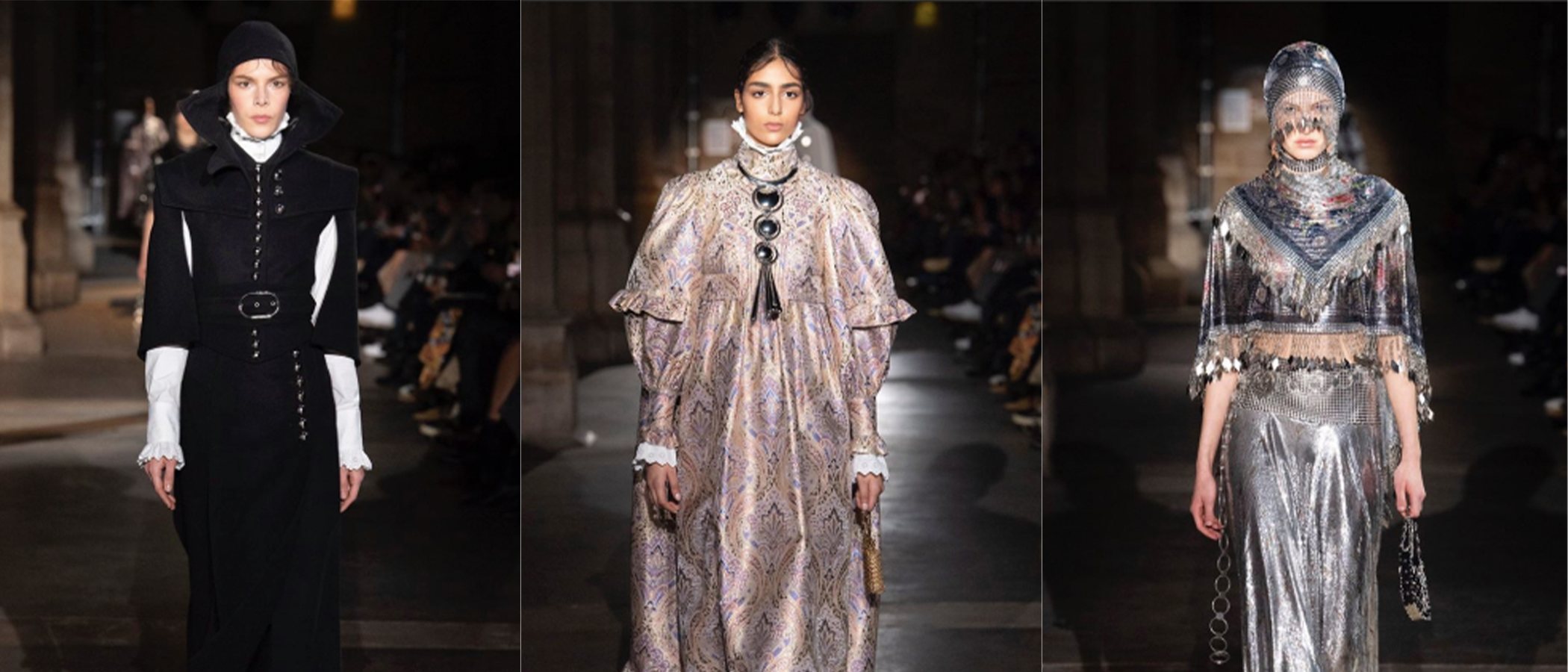 El futurismo monacal de Paco Rabanne conquista la Semana de la Moda de París