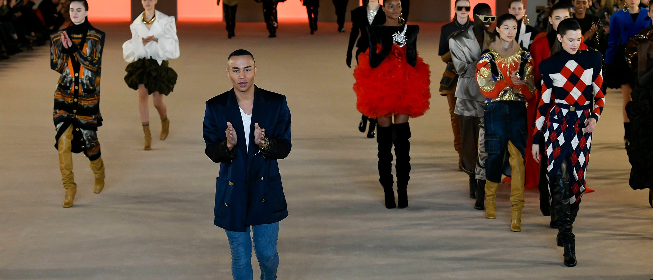 Oliver Rousteing celebra la diversidad con su propuesta otoño/ invierno 2020-2021 de Balmain