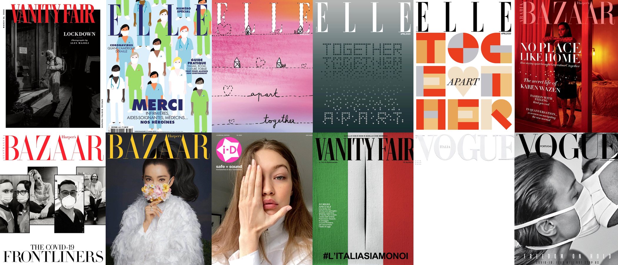 Las revistas de moda se ponen también en cuarenta por el coronavirus