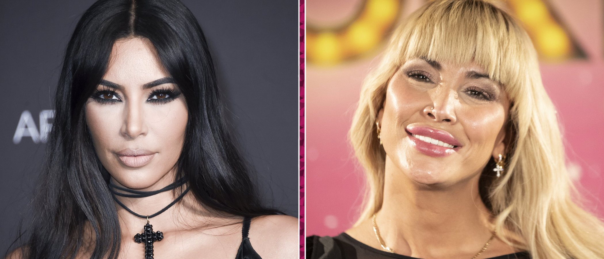 Kim Kardashian cae rendida ante el vestido de Roberto Cavalli que ya le vimos a Daniela Santiago