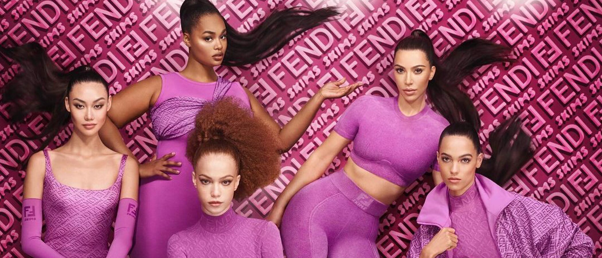Fendi x Skims: Kim Kardashian y Kim Jones hacen realidad la colaboración que nadie se esperaba (o sí)