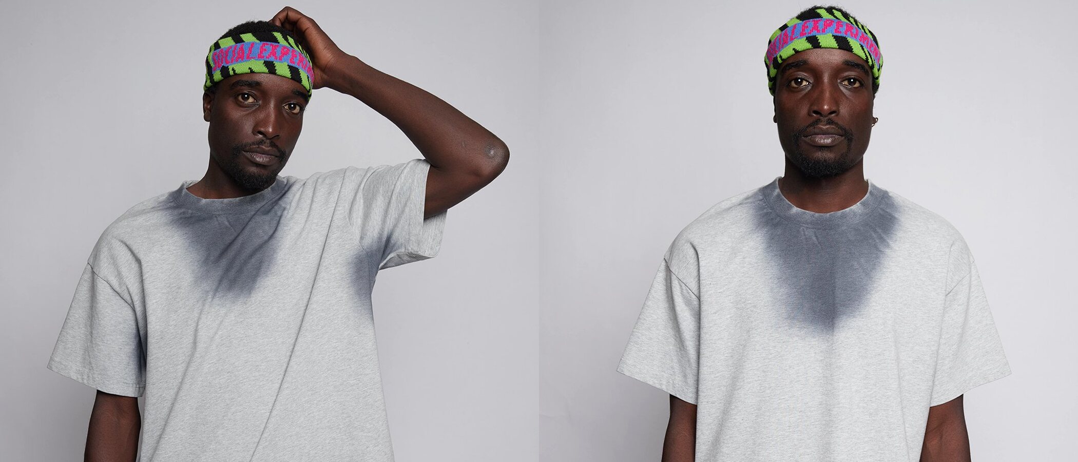 Social Experiment vende una camiseta estampada que parece que vas sudado por 60 dólares