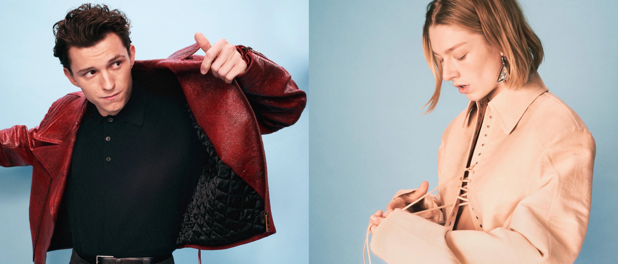 Tom Holland y Hunter Schafer protagonizan la campaña primavera/verano 2022 de Prada