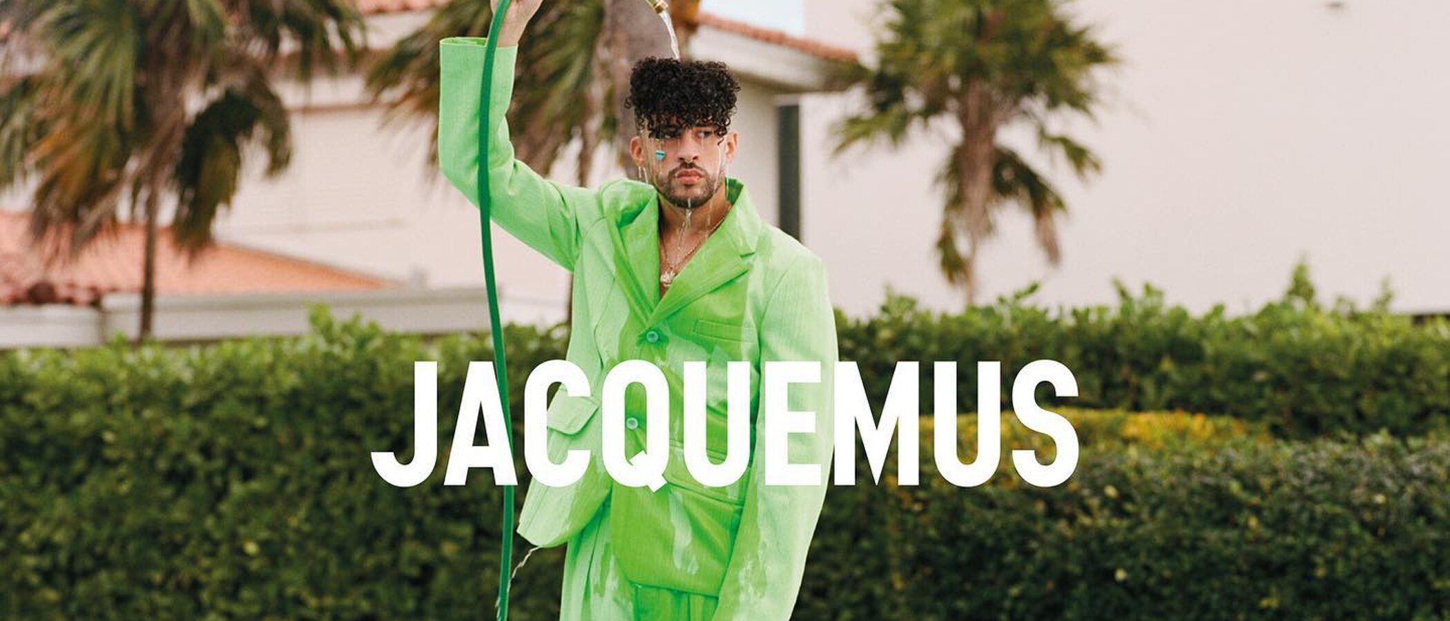 Bad Bunny protagoniza la última campaña de Jacquemus en vestido y tacones al más puro estilo Brad Pitt en 1999
