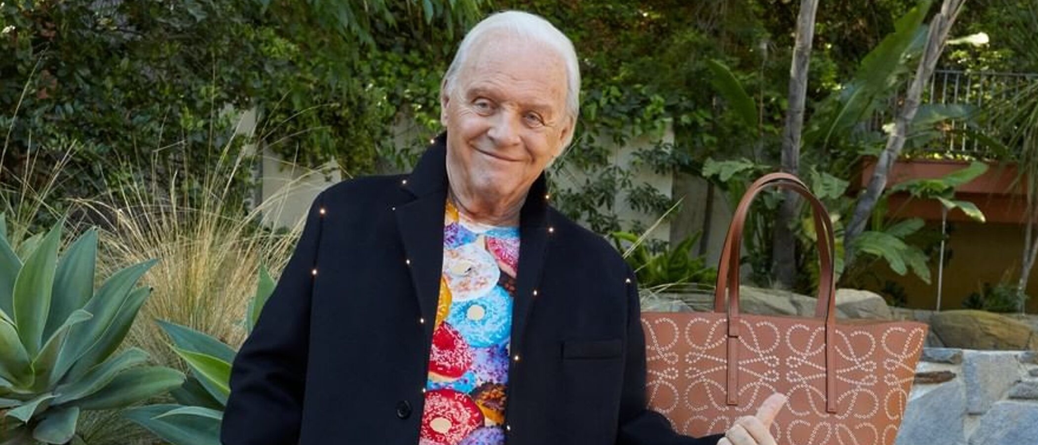 Anthony Hopkins, modelo de la última campaña de Loewe