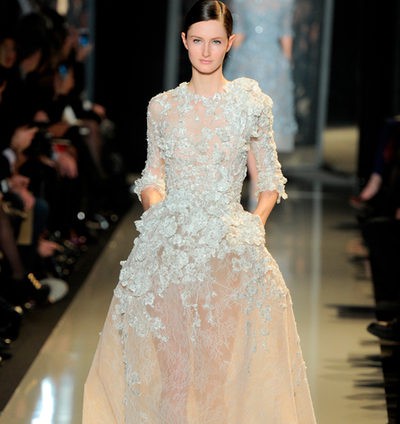 La Princesa de Elie Saab para la primavera/verano 2013 en la Semana de la Alta Costura de París