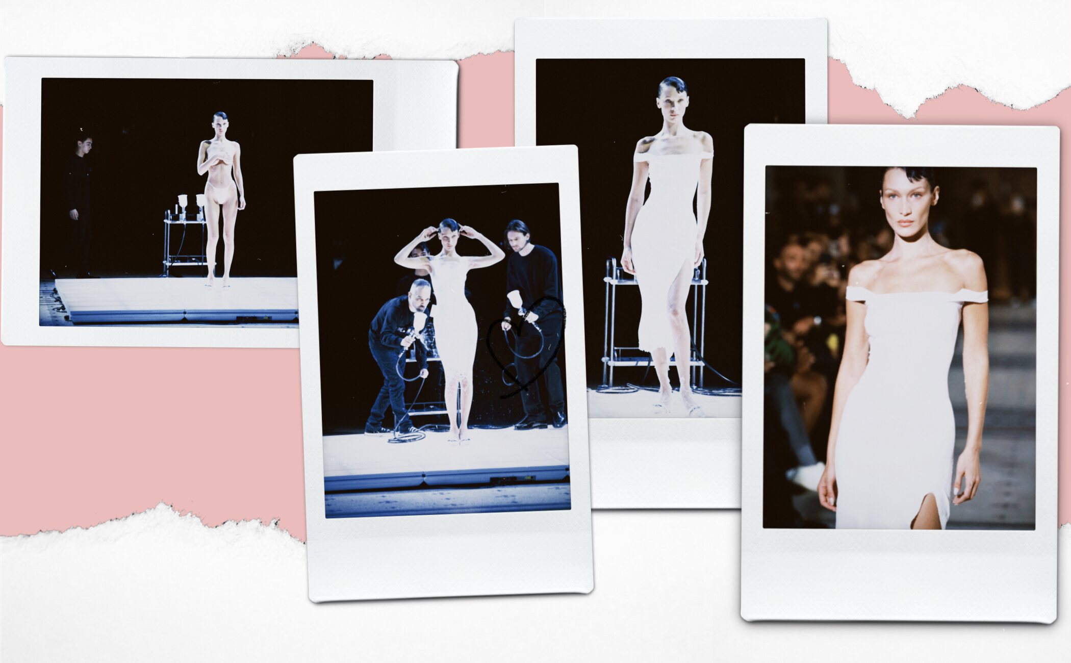 Pull & Bear tiene la réplica low cost del vestido viral de Bella Hadid para Coperni que le hicieron con spray