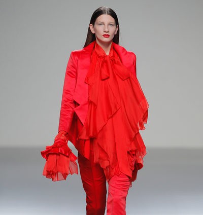 Eugenio Loarce y Pablo Erroz se visten de rojo en El Ego de Madrid Fashion Week otoño/invierno 2013/2014