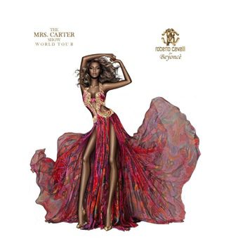 Roberto Cavalli lanza una polémica imagen de Beyoncé con uno de sus diseños