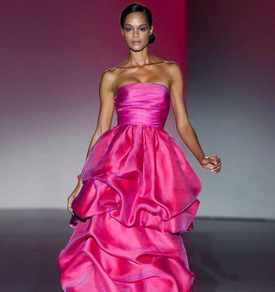Glamour hollywoodiense en el desfile primavera/verano 2014 de Hannibal Laguna en la Madrid Fashion Week