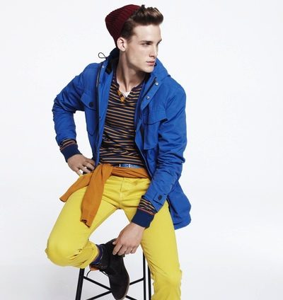 La tendencia color block también triunfa entre los hombres este otoño/invierno