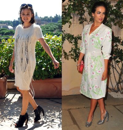 Camille Belle y Elena Anaya se rinden a los block heel, los zapatos de la temporada