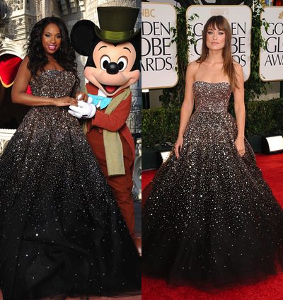 Olivia Wilde y Jennifer Hudson apuestan por el mismo vestido de Marchesa