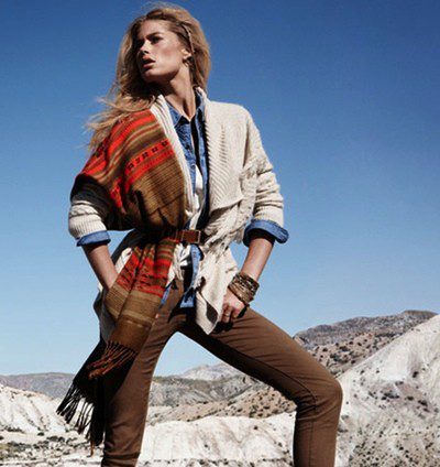 Doutzen Kroes protagoniza una nueva campaña otoño/invierno 2013/2014 de H&M