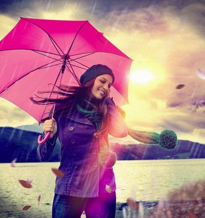Looks de lluvia: estilo bajo el agua