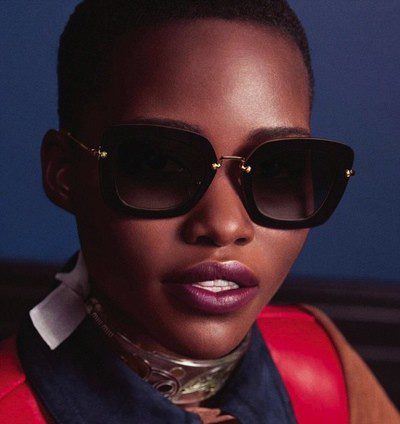 Lupita Nyong'o: inigualable protagonista de la nueva campaña de gafas de Miu Miu