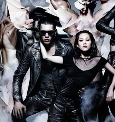 Cuero negro, el tejido estrella en la nueva campaña de Diesel