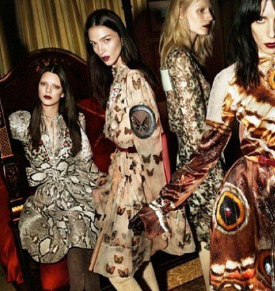 Kendall Jenner posa para la campaña otoño 2014 de Givenchy