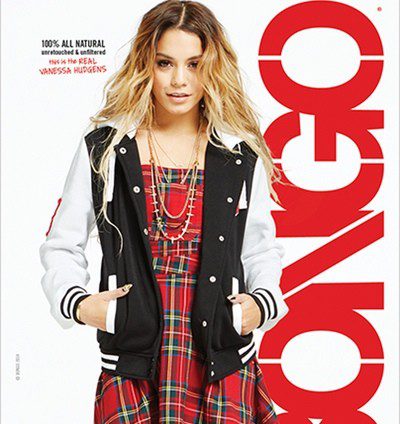 "Sin filtros ni retoques", Vanessa Hudgens protagoniza una nueva campaña sin Photoshop para Bongo