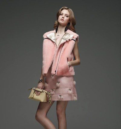 La piel, el material perfecto para Fendi en su colección otoño/invierno 2015