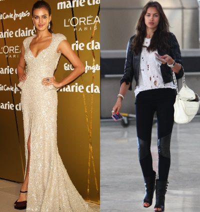 El estilo de Irina Shayk: exuberante de gala y sencilla de día