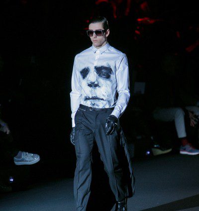 Davidelfin presenta su Infierno en blancos y negros para otoño/invierno 2015/2016 en Madrid Fashion Week