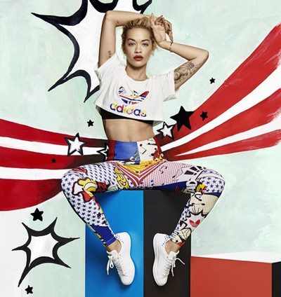 El 'Pop Art' se apodera de la nueva colección de Adidas diseñada por Rita Ora