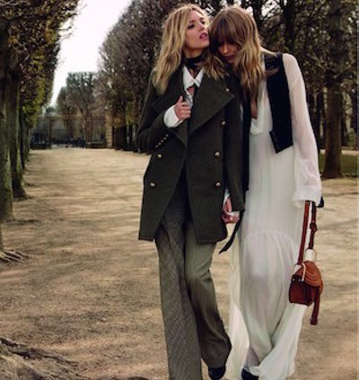 Anja Rubik, Julia Stenger y Chloé pasean por París este otoño/invierno 2015/2016