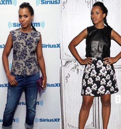 Kerry Washington, loquita por los zapatos de Sarah Jessica Parker