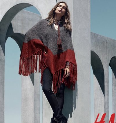 Lo bohemio vuelve este otoño/invierno 2015/2016 de la mano de H&M y Andreea Diaconu