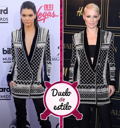 Kendall Jenner y Soraya: un mismo modelo de Balmain para H&M en dos estilos muy distintos