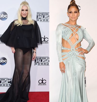 Jennifer Lopez y Gwen Stefani: Las peor vestidas de los American Music Awards 2015