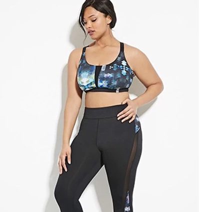 Forever 21 lanza su primera línea deportiva para tallas grandes con diseños dinámicos y juveniles