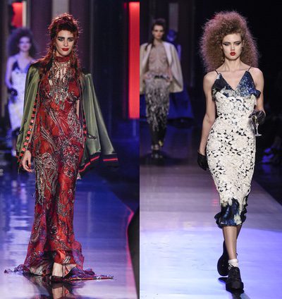 Jean Paul Gaultier rinde homenaje a la artista Edwige Belmore en la Alta Costura de París para primavera/verano 2016
